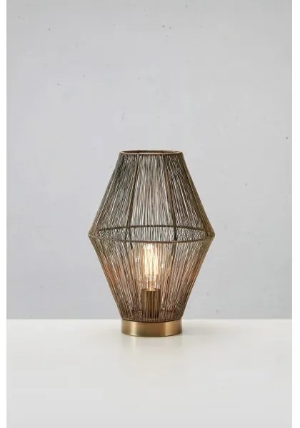 Markslöjd 108665 - Stolná lampa CASA 1xE27/40W/230V mosadz