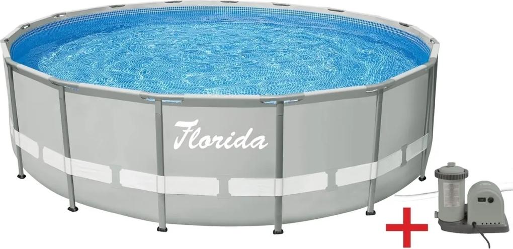 Marimex | Bazén Florida Premium Florida Grey 4,88 x 1,22 m s kartušovou filtráciou | 10340032