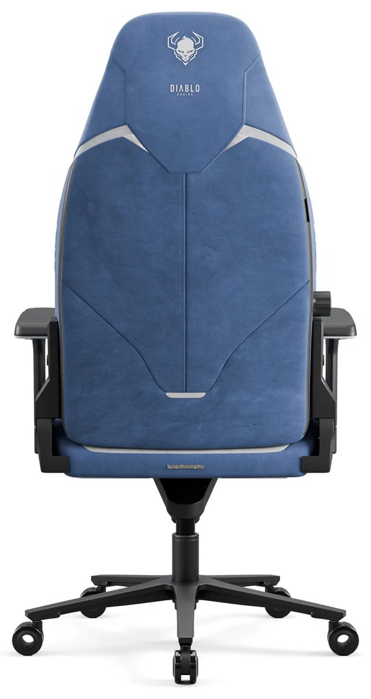 Modrá látková herná stolička Diablo X.Eye Prime Meta Ocean