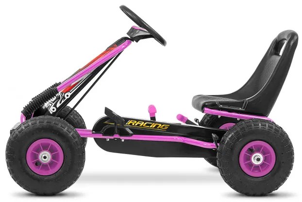 Šlapacia motokára Thor ružová