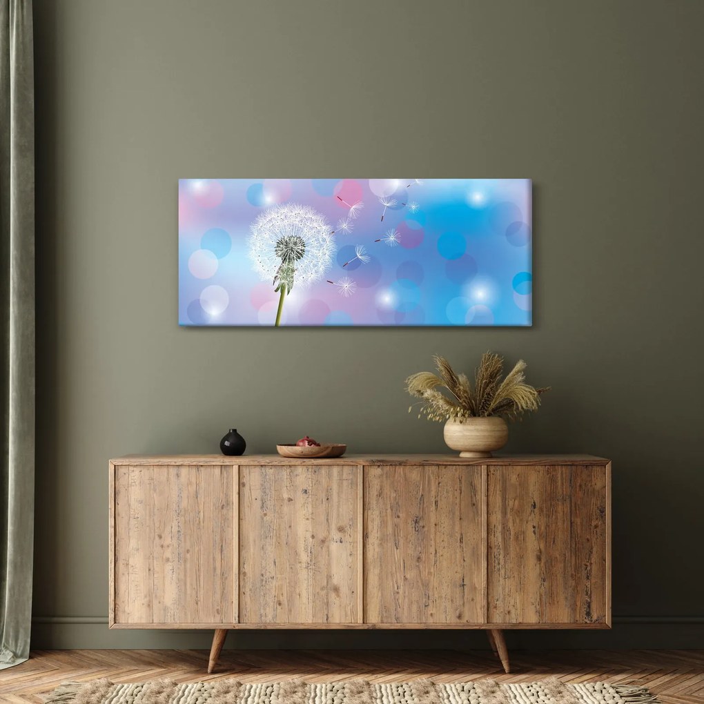 Obraz - Púpava vo vetre (120x50 cm)