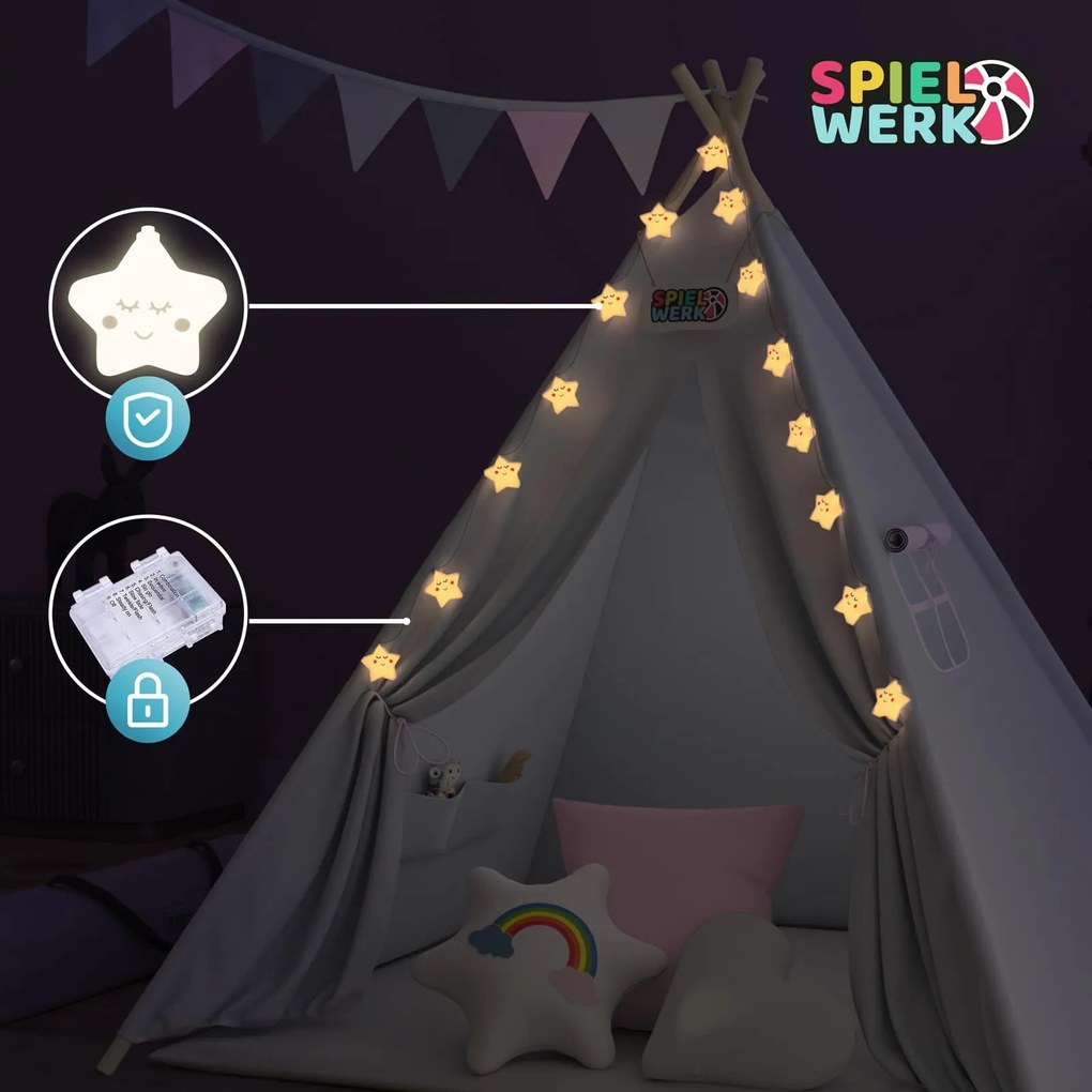 InternetovaZahrada Detský stan Teepee 160x130x130 cm - ružový