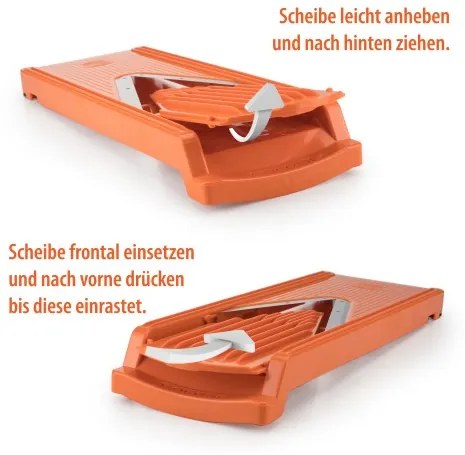 V-kráječ Börner V3 TrendLine se 3 planžetami a Multiboxom Barva: Oranžová
