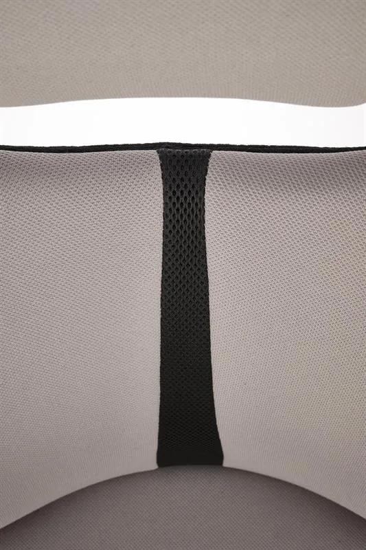 Kancelárska stolička BLOOM - látka, čierna / šedá