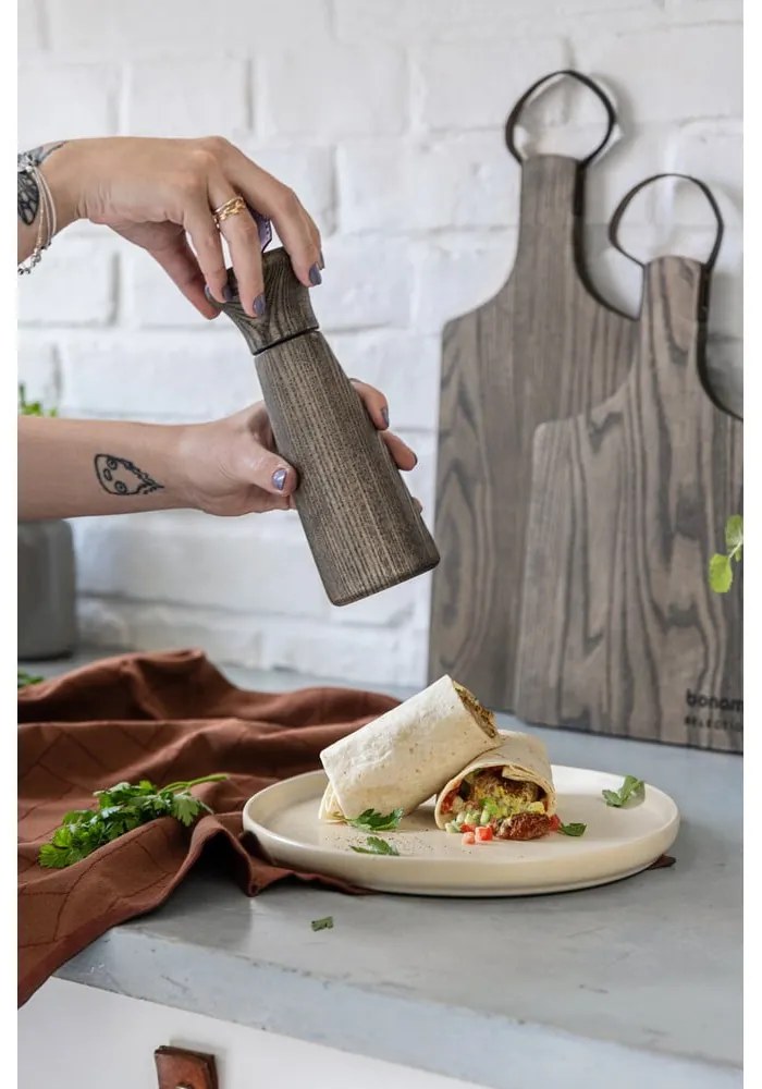 Hnedý drevený mlynček na korenie a soľ Rustic – Bonami Selection