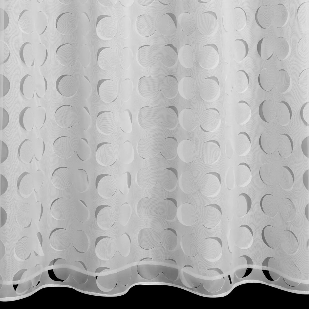 ZÁCLONA NA PÁSKE DEBORA 140X270 CM BIELA