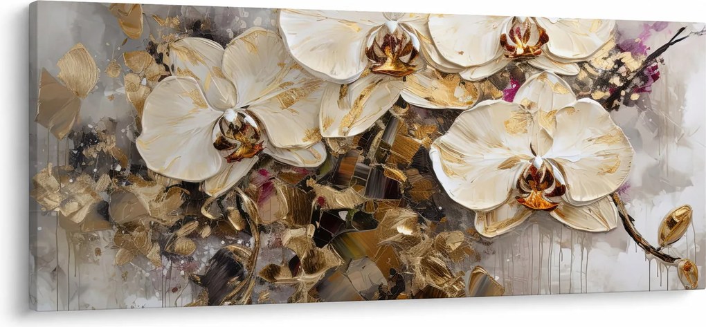 Obraz - Orchidey (120x50 cm)