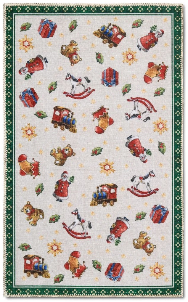 Villeroy & Boch Kusový koberec Toy's delight s potlačou 106193 Green, Multicolor, 50x80, zelená, obývacia izba