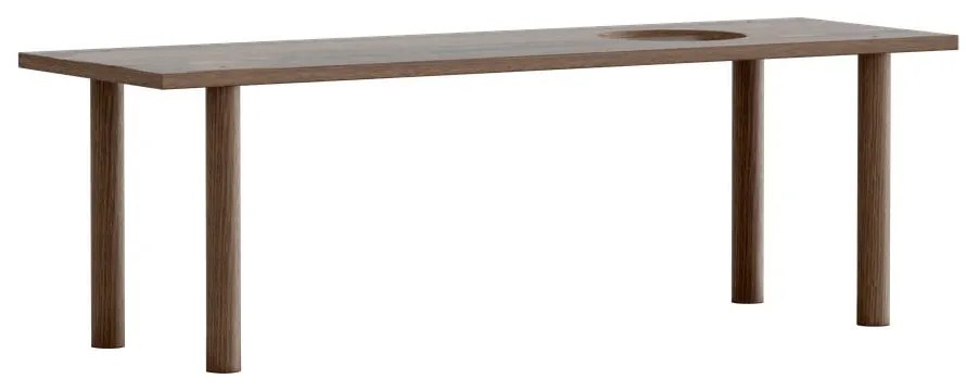 Hnedý komponent - polica v dekore duba 110x35 cm Stories – UMAGE