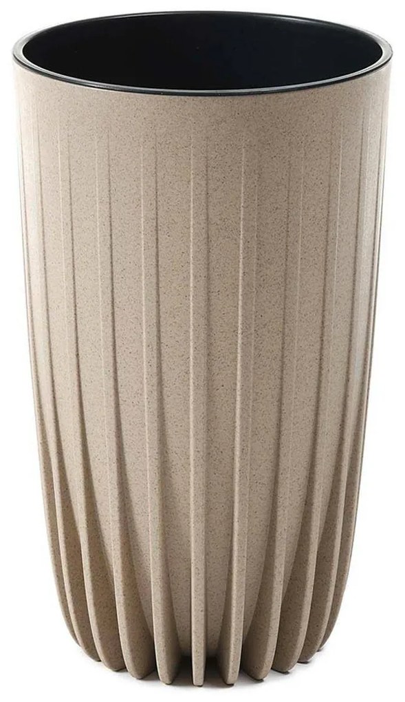 Kvetináč STRIPPED ECO II 30 cm latte