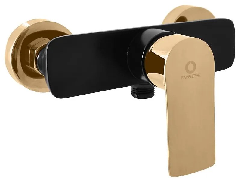 Batéria sprchová Rav-Slezak Vltava čierne/zlato VT581.5CMATZ