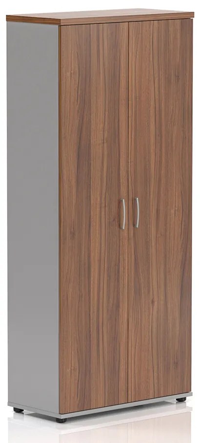 Vysoká skriňa Visio LUX 80 x 38,5 x 183,5 cm, orech