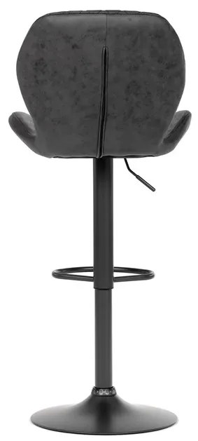 Autronic BONTEC Barová stolička, čierna, látka, AUB-431 BK3 Farba: Čierna