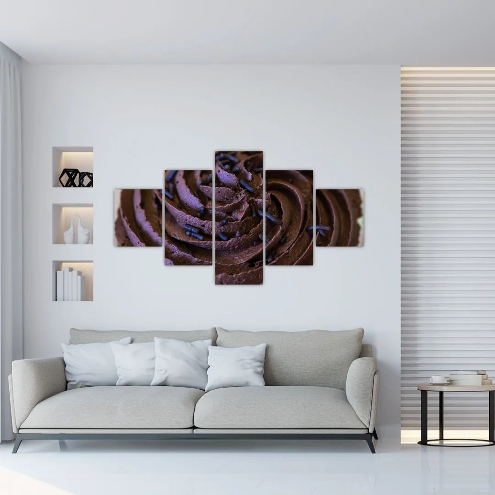 Obraz - Čokoládový Cupcake (125x70 cm), 40 ďalších rozmerov