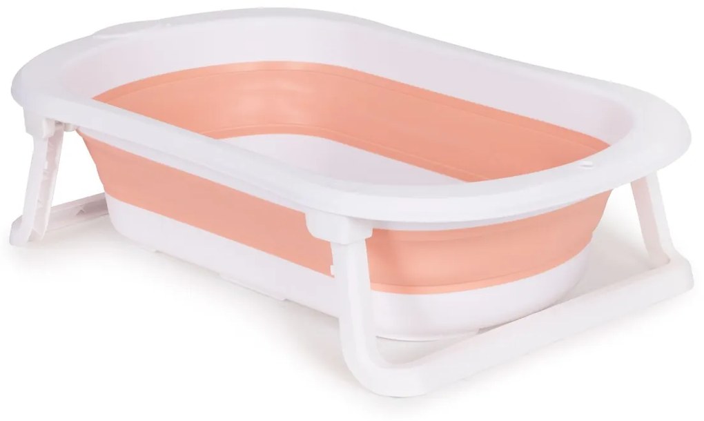 Detská vanička PinkHeaven s odtokom ružová/biela