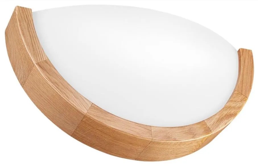 Lamkur Nástenné svietidlo OAK SLIM 1xE27/60W/230V dub LA42596