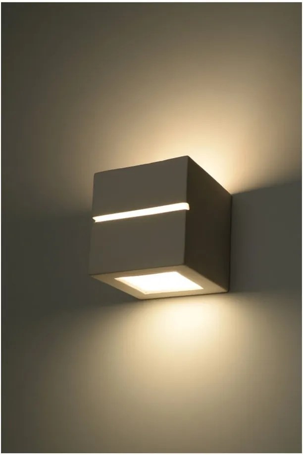 Nástenné keramické svietidlo Nice Lamps Leo Line