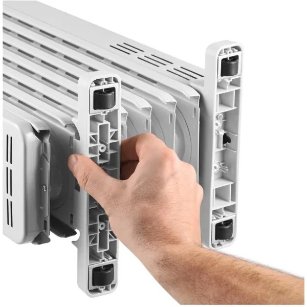 Sencor - Olejový ohrievač so 7 rebrami, 600/900/1500 W, 230 V, biely