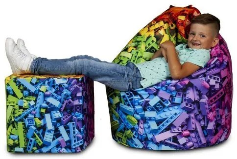 Sedací vak Sako Modern polyester - Mačky