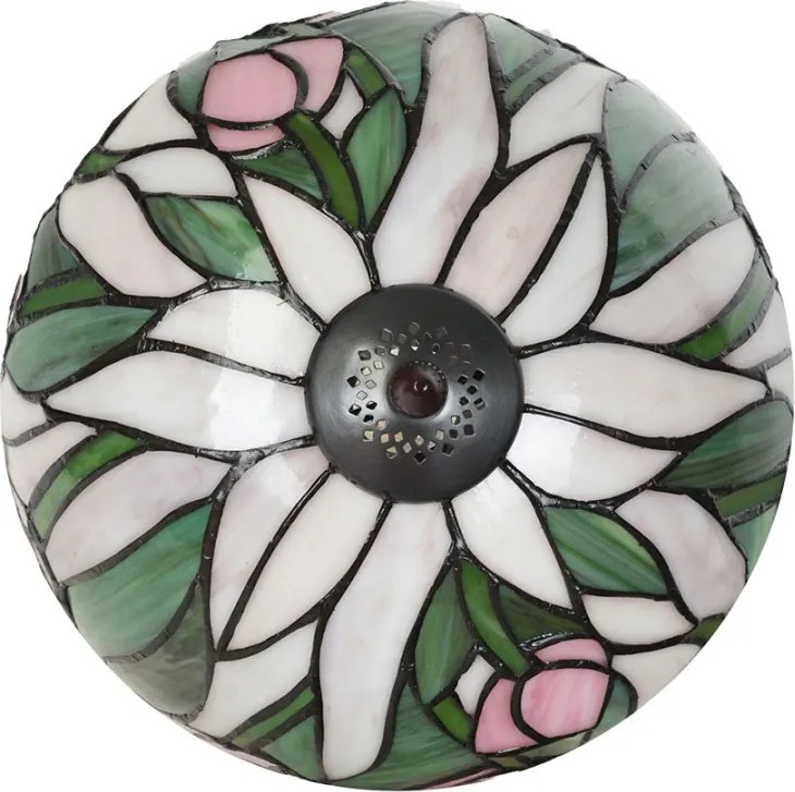 Stolná lampa Tiffany Ružový Tulipán Ø 27x40 cm E14