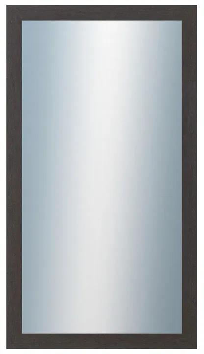 DANTIK - Zrkadlo v rámu, rozmer s rámom 50x90 cm z lišty RETRO tmavo šedá (2529)