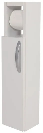 Skrinka s držiakom toaletného papiera STAR 65x15 cm biela