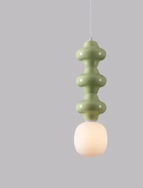 LED zeleno-biele moderné svietidlo Clio 3