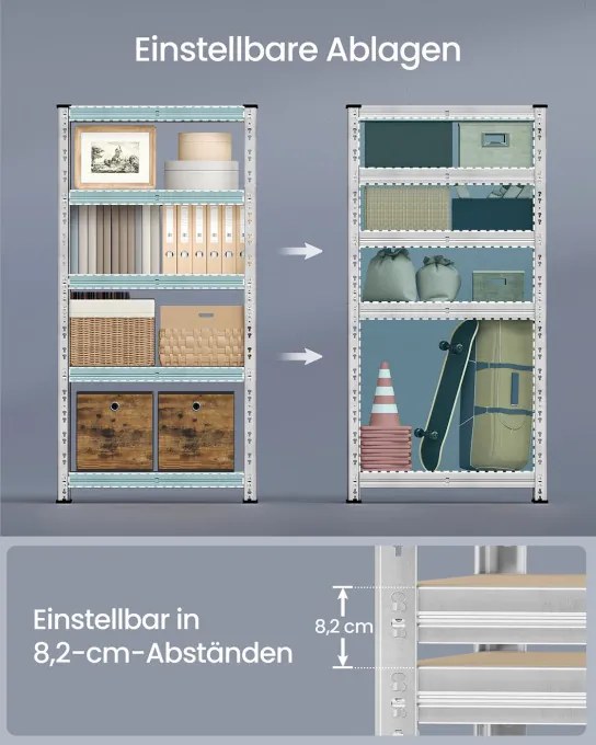 Set dvoch regálov GLR451E01