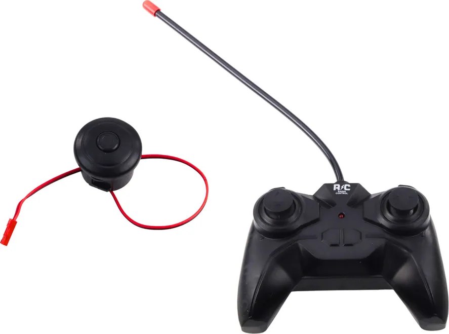 LEAN Toys Závodné auto RC na diaľkové ovládanie Osvetlená karoséria žltá