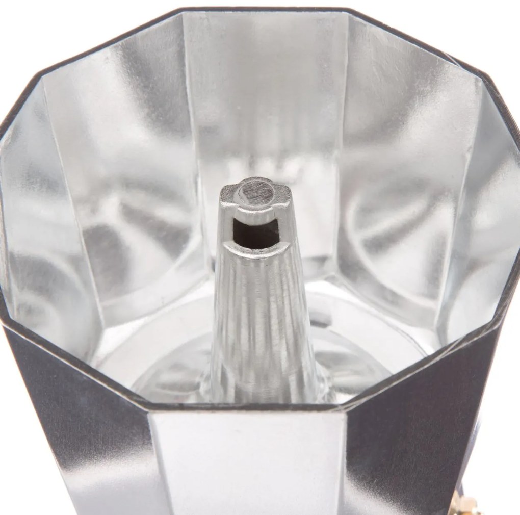 Hliníkový tlakový kávovar Kelsey Chrome, 18,5x16 cm