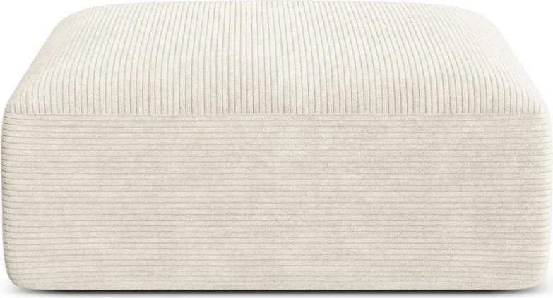 Béžová menčestrová podnožka Campi – Cosmopolitan Design