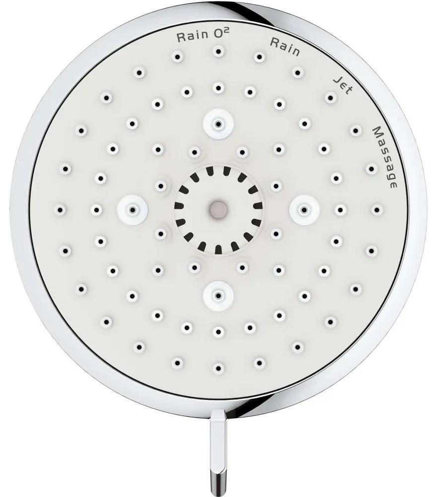 GROHE Tempesta Cosmopolitan hlavová sprcha 4jet, priemer 100 mm, so sprchovým ramenom 181 mm, chróm, 27869001