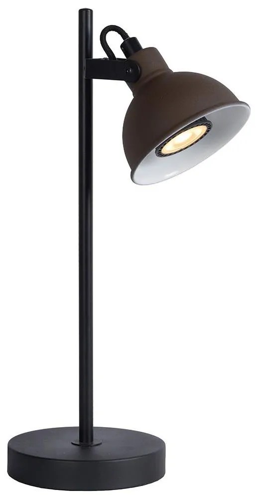 Lucide 45573/01/97 - Stolná lampa DAMIAN 1xGU10/35W/230V hnedá