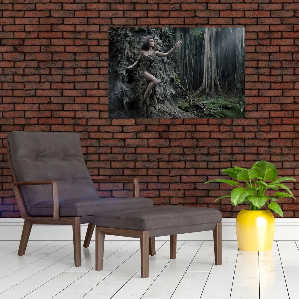Obraz - Lesná víla (90x60 cm)