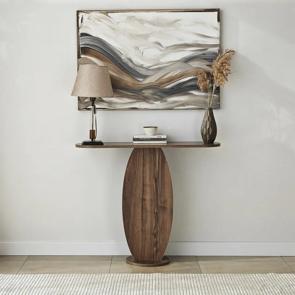 Odkladací stolík Ellittica Walnut