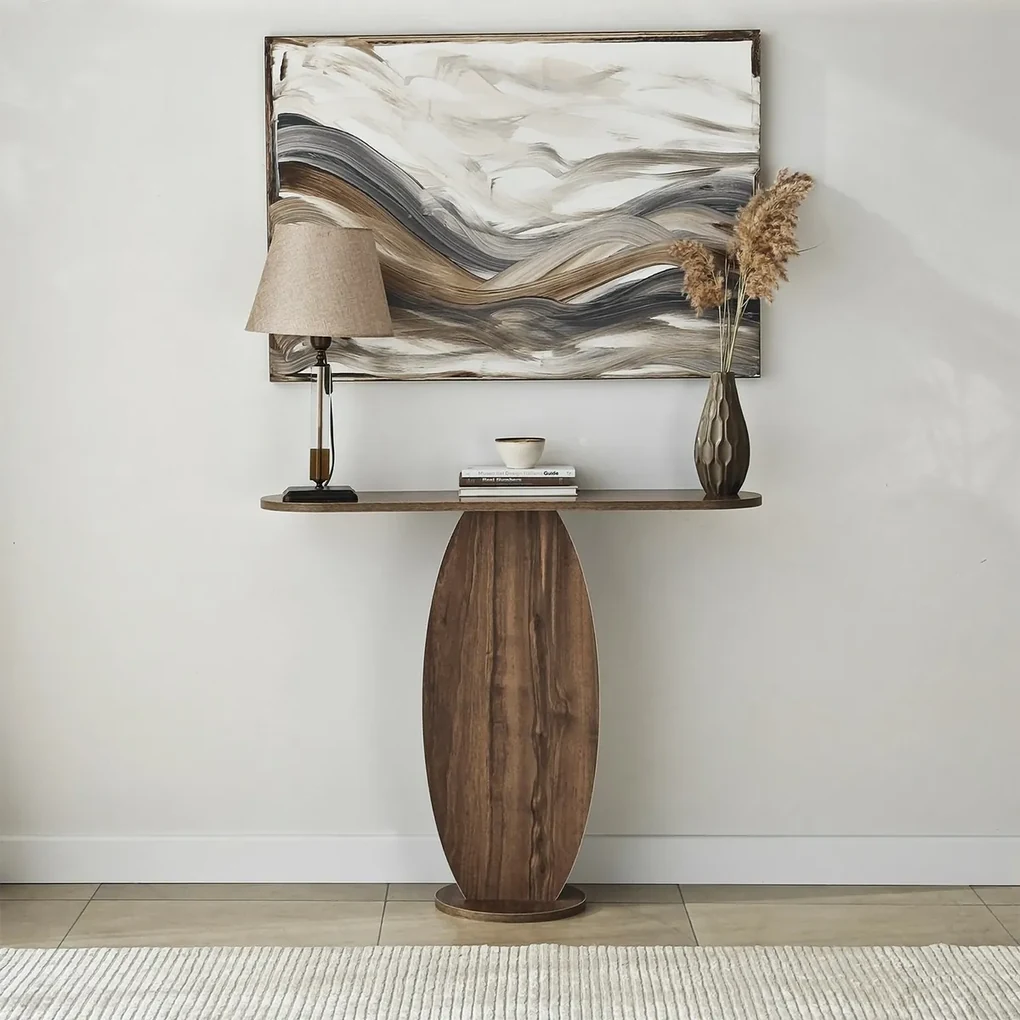 Odkladací stolík Ellittica Walnut