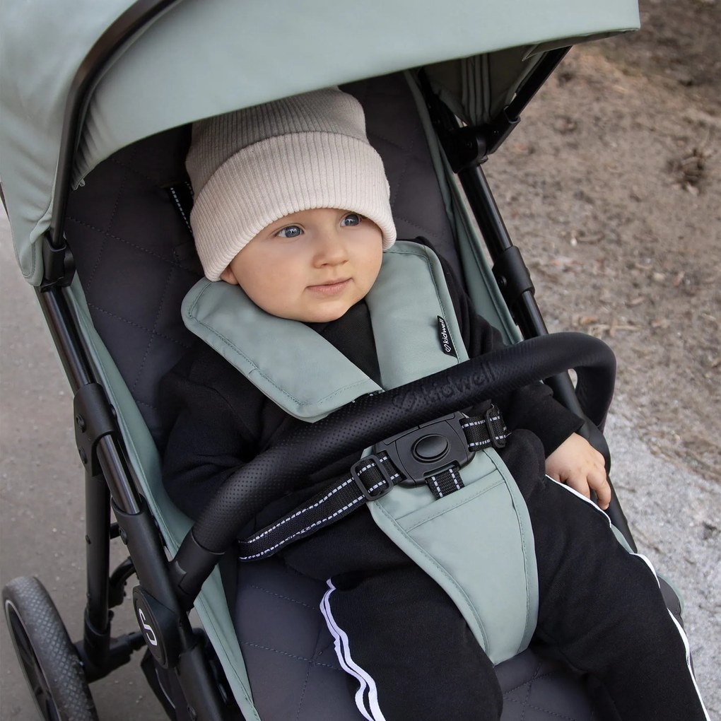 Kočík Kidwell Enzo 2v1 pre deti od narodenia do 22 kg, XXL strieška UPF 50+