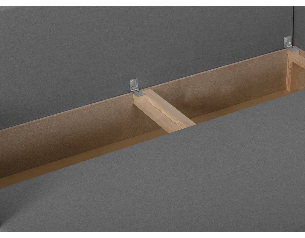 Trojmiestna pohovka s funkciou spania KONRAD Sivá/biela