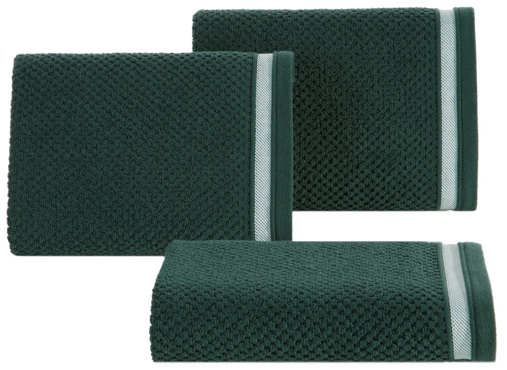 FROTÉ UTERÁK MADLEN SADA 6KS 30X50 CM TMAVOZELENÁ