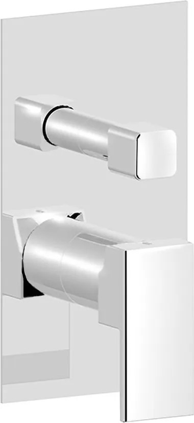 Sapho Sapho, SPECTRE podomietková sprchová batéria, 3 výstupy, chróm, 1102-87