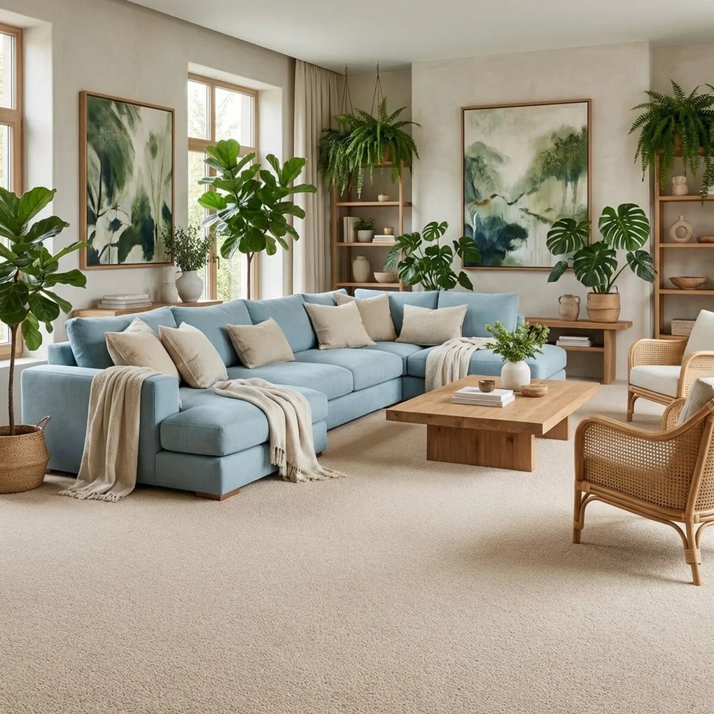 ITC, Metrážny koberec Liliana 7615, na mieru, šíře 4m,5m, hnedá, ab (mriežka), detská izba