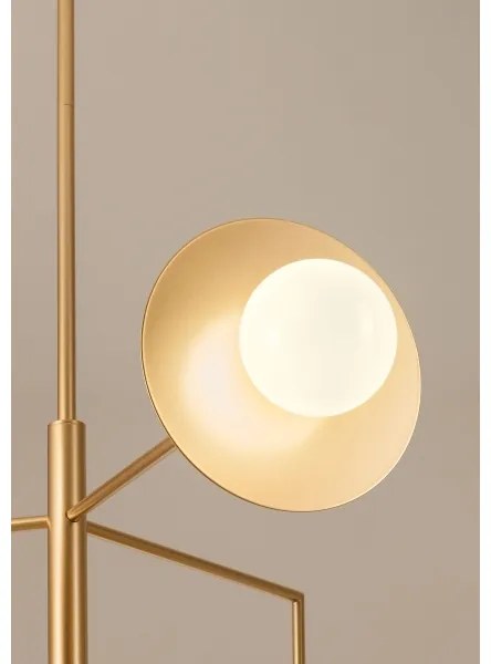 Redo 01-2733 - Luster na tyči PLATO 6xG9/10W/230V zlatá