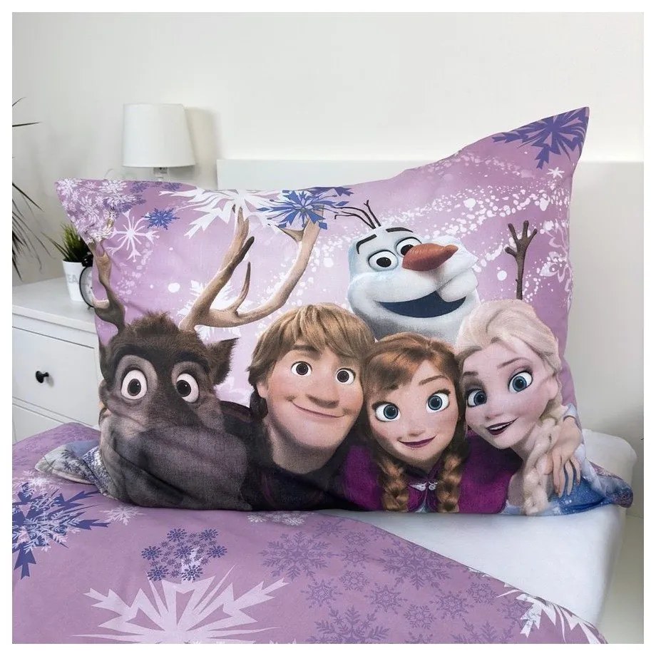 Bavlnená detská obliečka na jednolôžko 140x200 cm Frozen – Jerry Fabrics