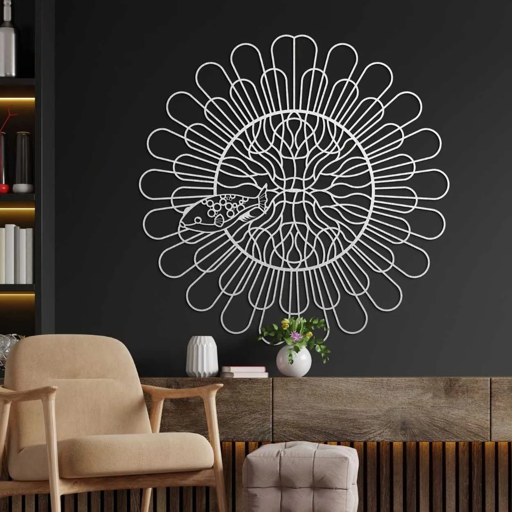 SENTOP | Unikátna 3D Mandala Ryba Premeňte svoju stenu na umenie I SENTOP PR0348