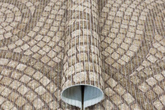 Kúpelňová penová rohož 222B Mozaika hnedá