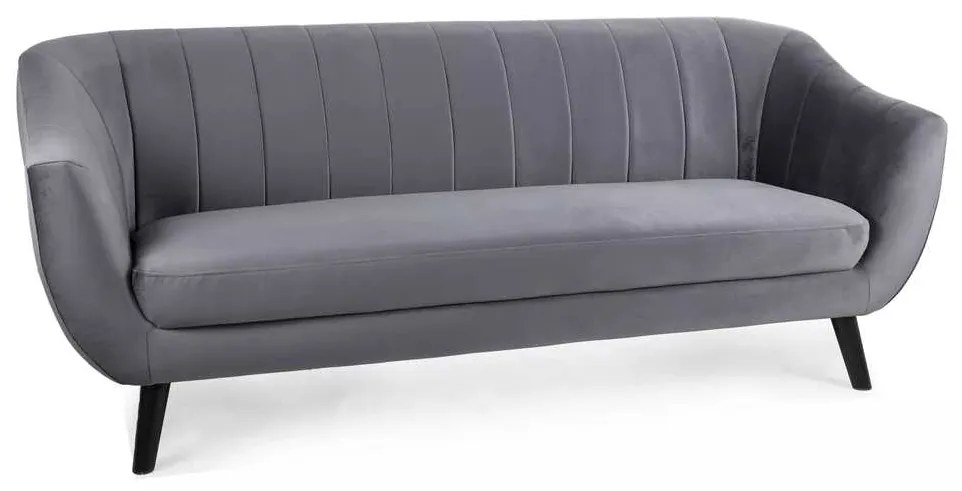 Pohovka Elite Velvet, trojsedačka, sivá