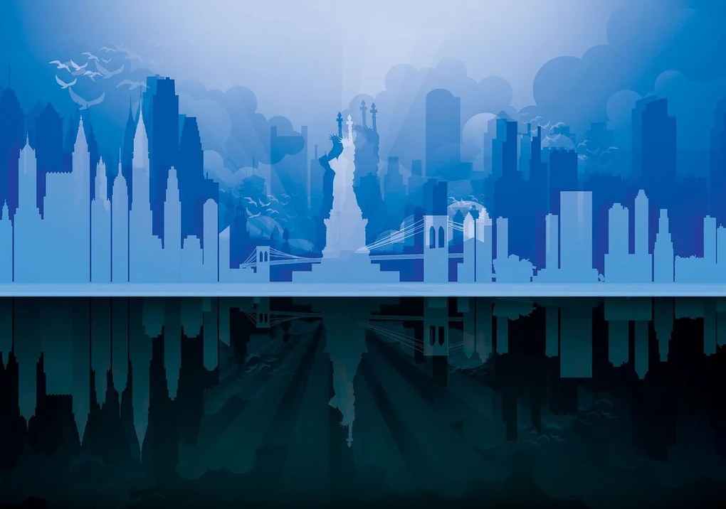 Fototapeta - New York - reflexie (254x184 cm)