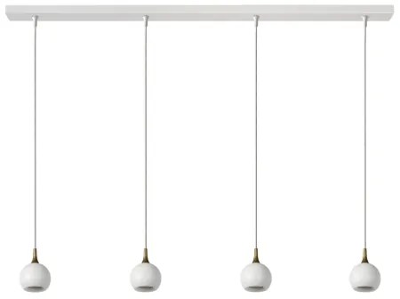 Lucide 09434/04/31 - Luster na lanku FAVORI 4xGU10/5W/230V biela