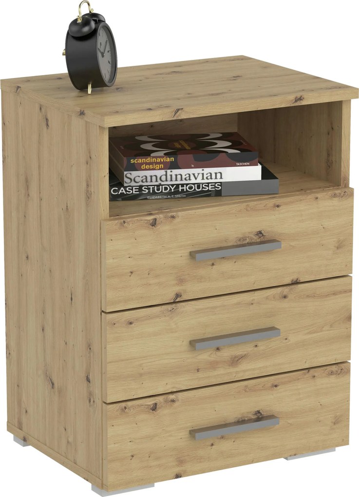 XXXLutz NOČNÝ STOLÍK, dub artisan, 45/62/35 cm Carryhome - Spálňové sety - 002647005203