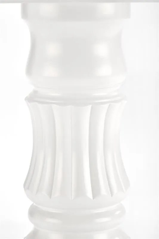 Rozkladací jedálenský stôl 90-124 cm Ferrara (biela) (pre 4 osôby). Vlastná spoľahlivá doprava až k Vám domov. 1048661